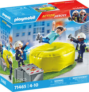 Playmobil 71465 Action Heroes Byggesæt Brandmand med Luftpude