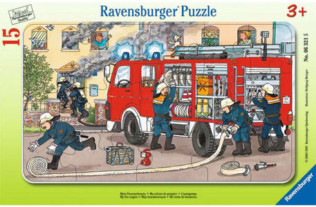 Ravensburger Puslespil My Fire Engine 15 Brikker