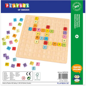 Playbox Alfabetbræt 100 Bogstaver