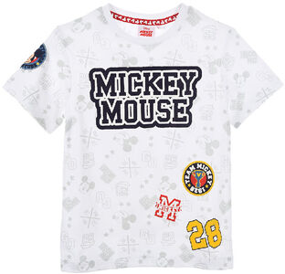 Disney T-Shirt Mickey Mouse, Hvid