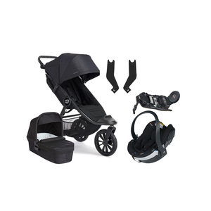 Baby Jogger City Elite 2 Duovogn inkl. BeSafe iZi Go Modular X2 i-Size Autostol Baby & Base, Opulent Black/Jet
