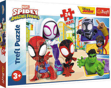 Trefl Maxi Puslespil Spidey and His Amazing Friends 24 Brikker