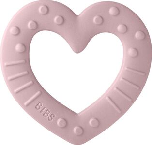 BIBS Baby Bitie Bidelegetøj Heart,  Pink Plum