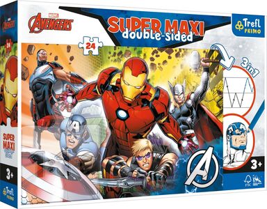 Trefl Primo Marvel Avengers Super Maxi Puslespil 24 Brikker