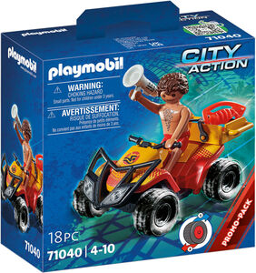 Playmobil 71040 City Action Livredder-ATV Byggesæt