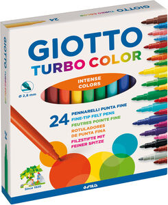 Giotto Turbo Color Tusser 24-pak