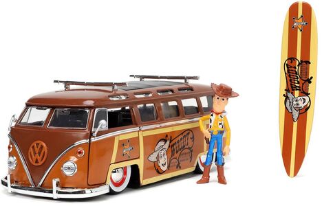 Jada Toys  Disney Toy Story Folkevognsbus med Woody-figur 1:24