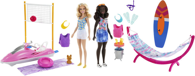 Barbie  Beach Friends Dukker og Tilbehør