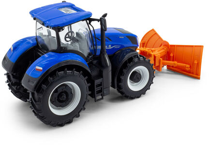Bburago New Holland T7.315 Traktor med Sneplov 1:32