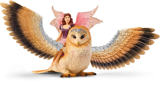 Schleich 70789 Ugle Fairy in Flight on Glam Owl
