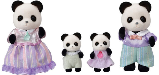 Sylvanian Families Figursæt Familien Pookie Panda