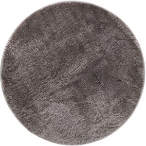KM Carpets Cozy Rundt Gulvtæppe 160, Grey