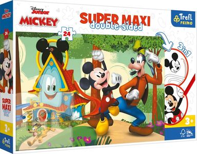 Trefl Primo Mickey Mouse Super Maxi Puslespil 24 Brikker
