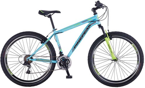Pinepeak Lion Mountainbike 26 tommer, Turquoise Yellow