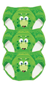 My Carry Potty Dinosaur Pottetræningsbukser 3-pak, Grøn