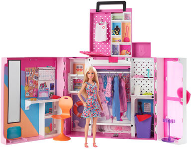 Barbie Dream Closet Legesæt med Dukke