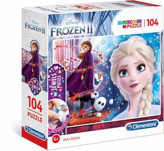 Disney Frozen Puslespil 2-pak 104 Brikker