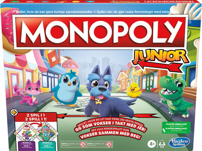 Monopoly Junior 2 spil i 1