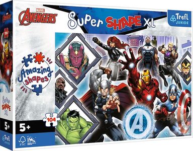 Trefl Junior Marvel Avengers XL Puslespil 104 Brikker