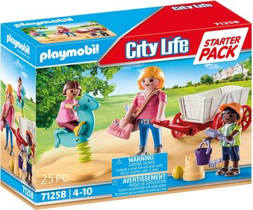Playmobil 71258 City Life Starter Pack Byggesæt Pædagog med Trækvogn