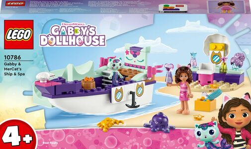 LEGO Gabby's Dollhouse 10786 Gabby og Havkats skib og spa