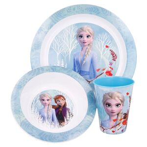 Disney Frozen 2 Frokostsæt Mikroovnsvenligt, 3-pak