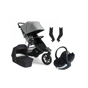 Baby Jogger City Elite 2 Duovogn inkl. BeSafe iZi Go Modular X2 i-Size Autostol Baby, Pike/Jet