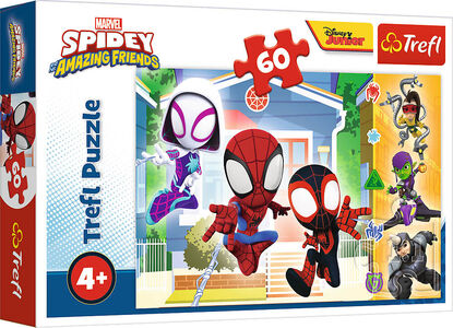 Trefl Marvel Puslespil Spidey and His Amazing Friends 60 Brikker