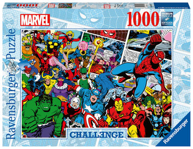 Ravensburger Puslespil Challenge Marvel 1000 Brikker
