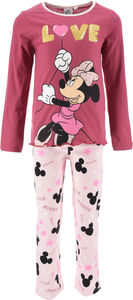 Disney Minnie Mouse Pyjamas, Dark Pink