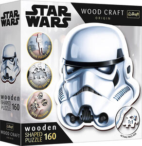 Trefl Wood Craft Origin Star Wars Puslespil Stormtrooper Helmet 160 Brikker