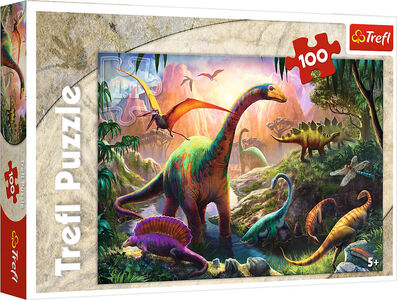 Trefl Puslespil Dinosaurer 100 Brikker