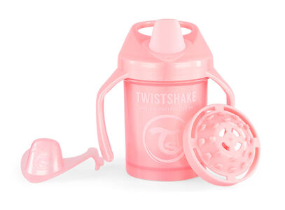Twistshake Mini Cup Tudekop 230 ml, Pearl Pink