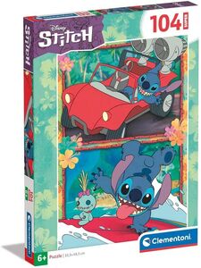 Clementoni Disney Stitch Super Puslespil 104 Brikker