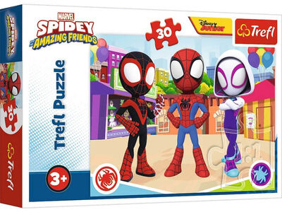 Trefl Marvel Puslespil Spidey and His Amazing Friends 30 Brikker