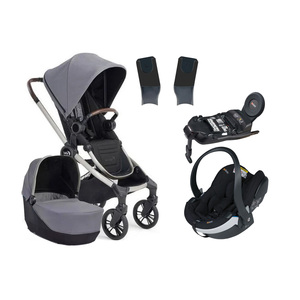 Baby Jogger City Sights Duovogn inkl. BeSafe iZi Go Modular X2 i-Size Autostol Baby & Base, Dark Slate