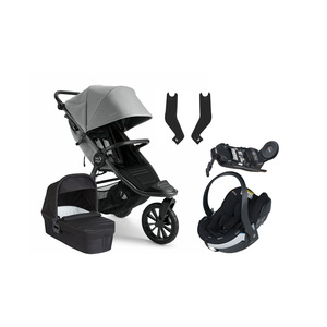 Baby Jogger City Elite 2 Duovogn inkl. BeSafe iZi Go Modular X2 i-Size Autostol Baby & Base, Pike/Jet