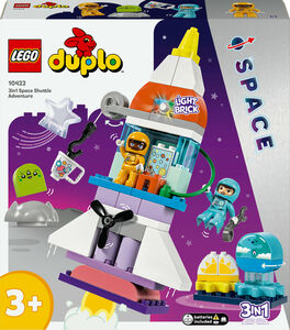 LEGO DUPLO Town 10422 3-i-1-eventyr med rumfærge