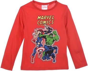 Marvels Avengers Classic Langærmet T-shirt, Red
