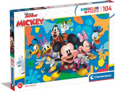 Clementoni Disney Mickey and Friends Puslespil 104 Brikker