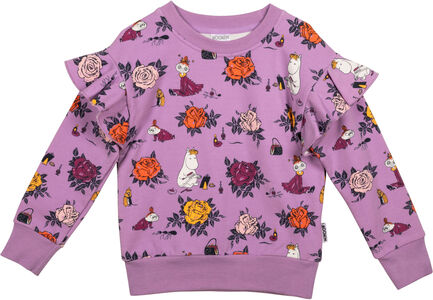 Mumitroldene Roser Sweatshirt, Purple