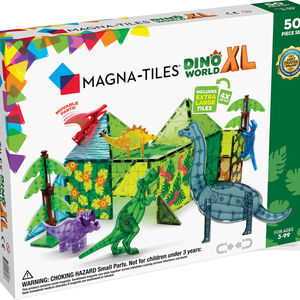 MagnaTiles Dino World XL Byggesæt 50 Dele