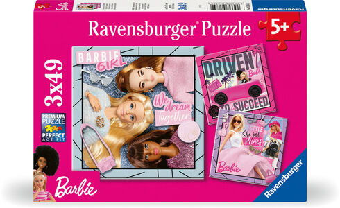 Ravensburger Barbie Puslespil 3x49 Brikker
