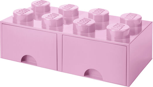 LEGO Opbevaringsklods 8, Lyserød