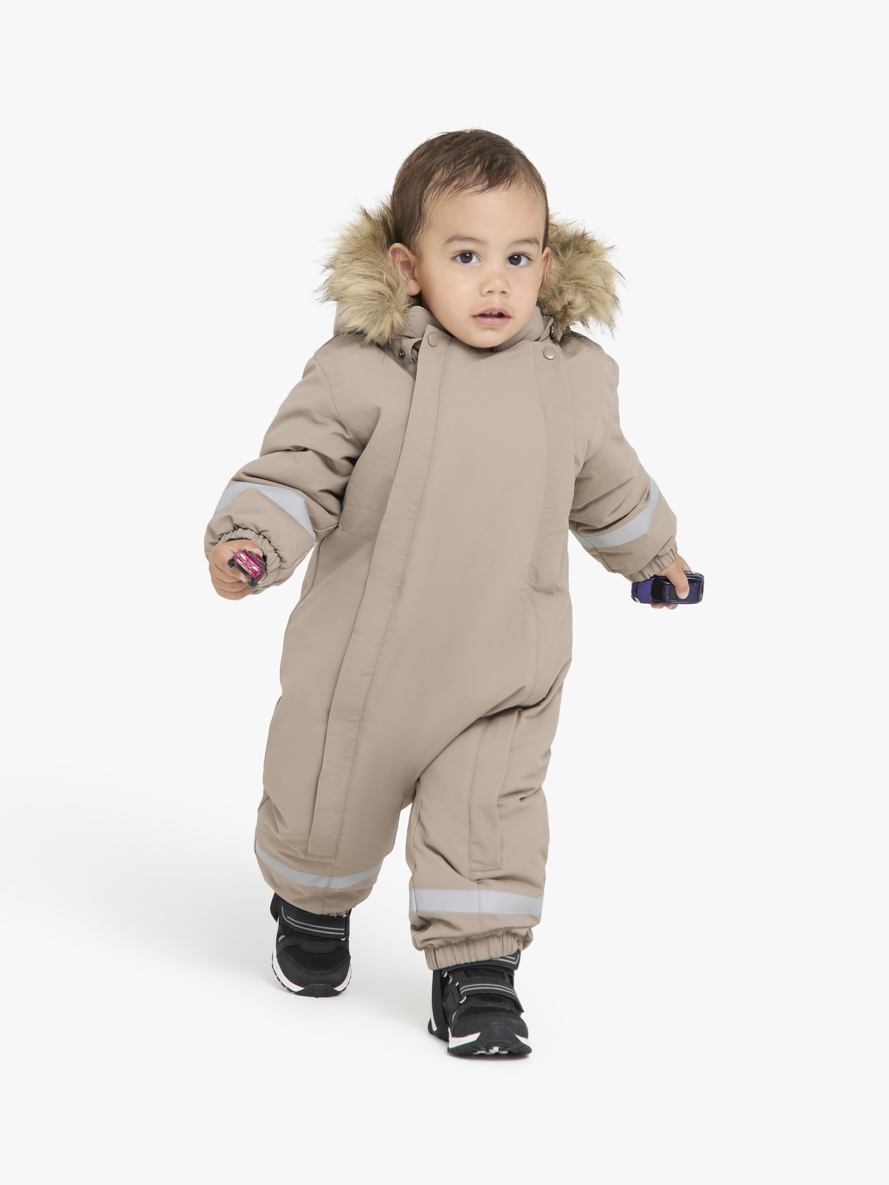 Nordbjörn Juniskär Babyheldragt, Beige, 80