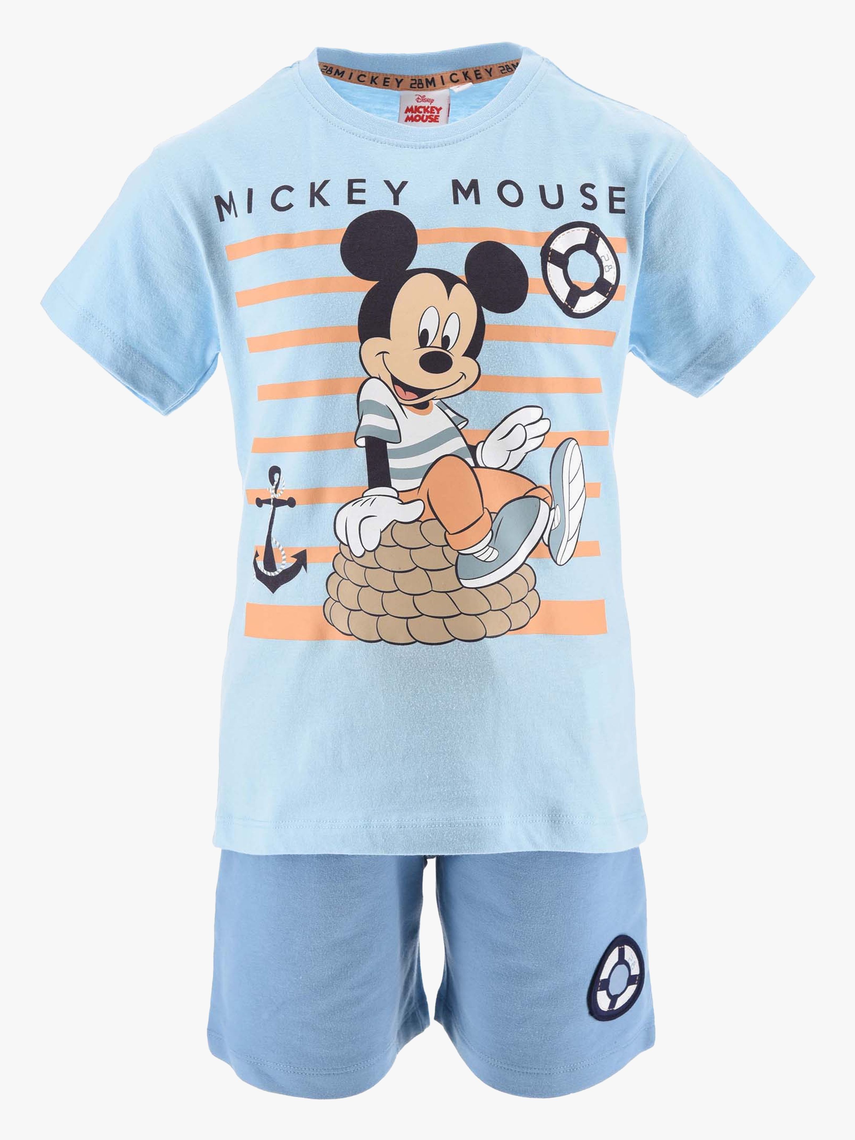 Disney Mickey Mouse Tøjsæt, Light Blue, 8 år