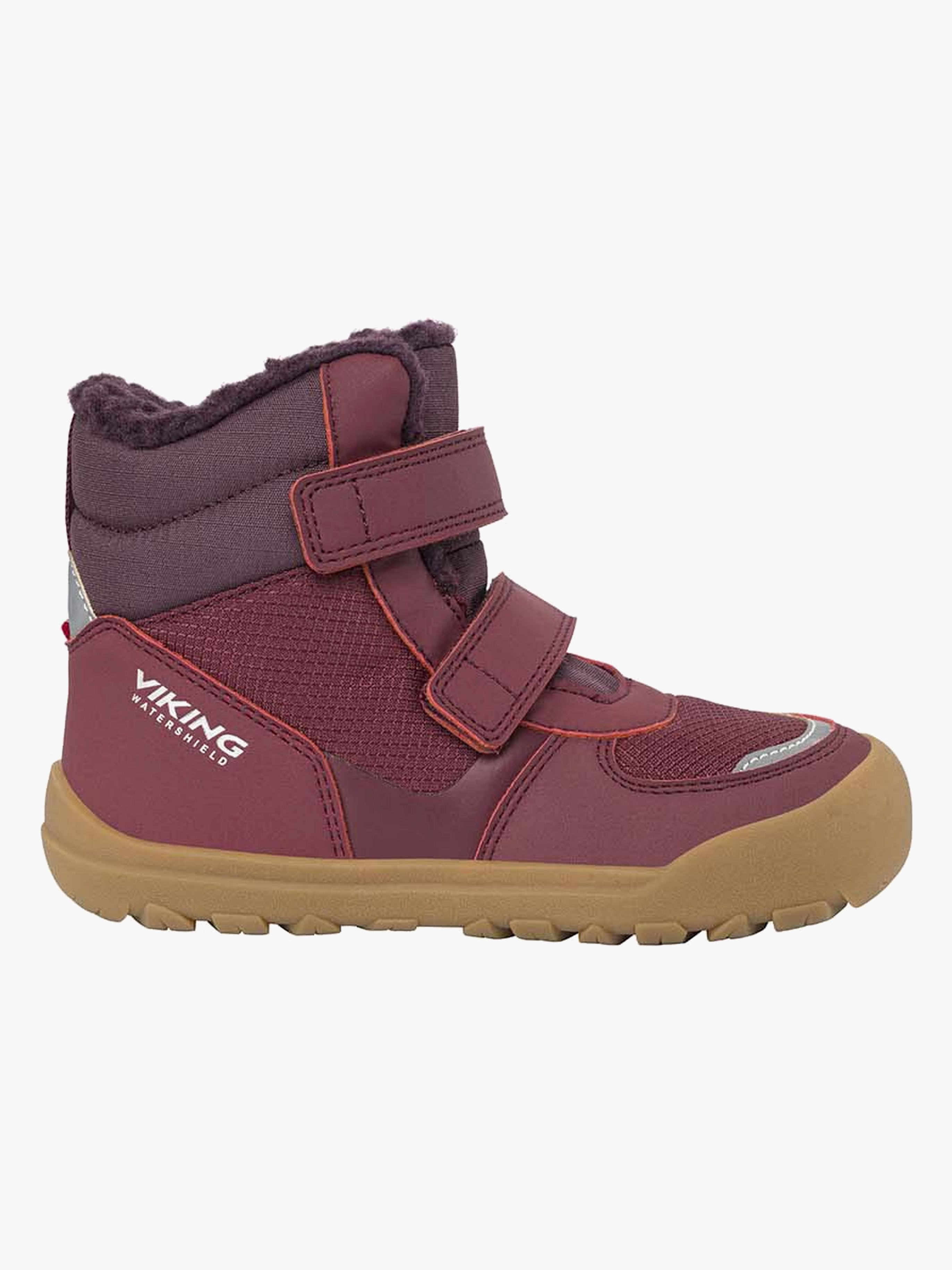 Viking Rowan Barefoot WP 2V Vinterstøvler, Wine, 22