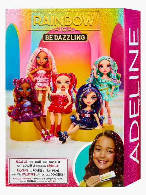 Rainbow High Be Dazzling Adeline Rose Modedukke, Rosa