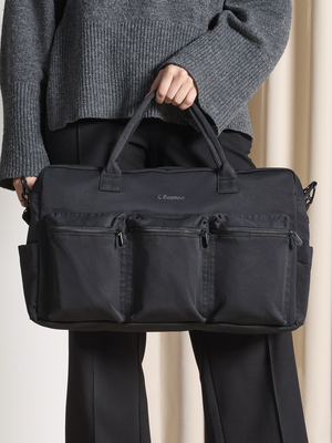 Beemoo Pro Double Pusletaske, Coffee Black