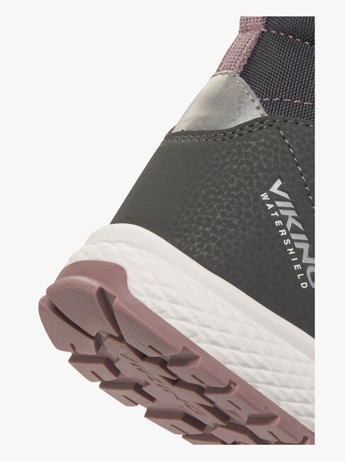 Viking Equip WP 1V Vinterstøvler, Charcoal/Dusty Pink